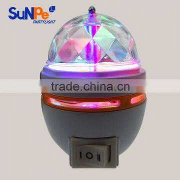 USB Mini Night Light Multi Color Changing Rotating Head Party Disco Laser Light