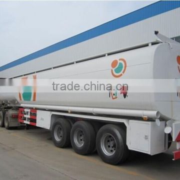 3 Axles 50000L aluminum large capicity fuel tank trailer