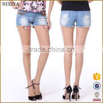 jeans leather label women jeans 2015 new style fashion girls jeans