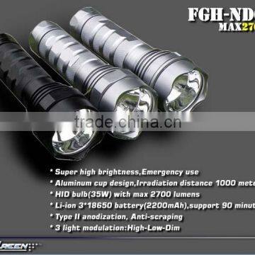 Rechargeable 18650 Battery 35W Xenon Hid Police Torch photo-2