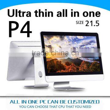 support os WIN7, Linux, Windows XP,Ubuntu Debian I3-3240 thin client XCY P4 4g ram and 500g hdd all in one desktop pc