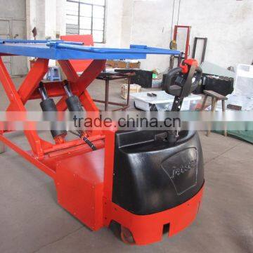 Full Electric Automatic Lift Hydraulic Jack Lift Platform Truck photo-3