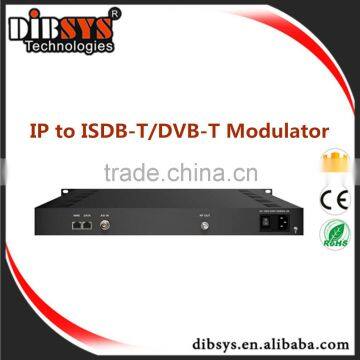 New IP to ISDB-T/DVB-T Modulator