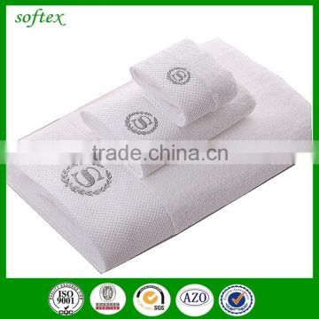 dobby towel bath set with nice embroidery cheap price