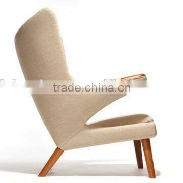 Comfortable Hans J Wegner Inspired Papa Chair With Ottoman photo-3