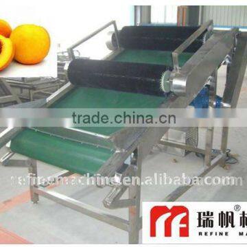 brush type peach flap overturning machine