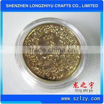 Professional metal craft factory stamping coin within coin holder