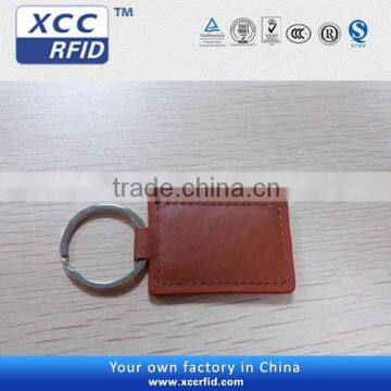 Leather NFC rfid key fob supplier