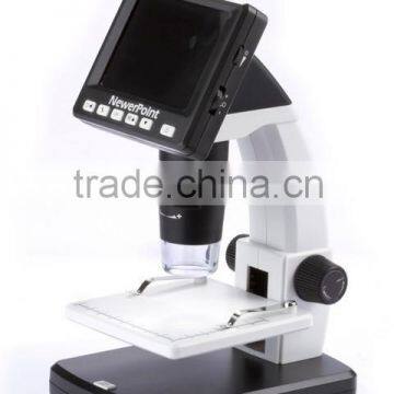 LCD screen digital microscope 5M 300X, up to 1200X HD LCD microscope