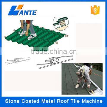 Trade Assurance Solar Roof Tiles Stone Coated Metal Roof Tile For House, Metal Roof Tile
