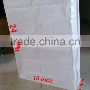 OPP laminated PP woven valve bag China supplier