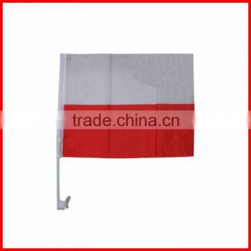 30*45cm car window flag,Poland flag,75D polyester flag