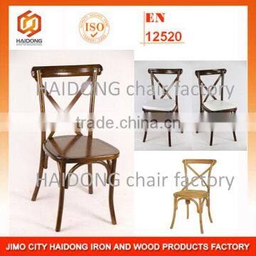 Wooden Cross Back Chair