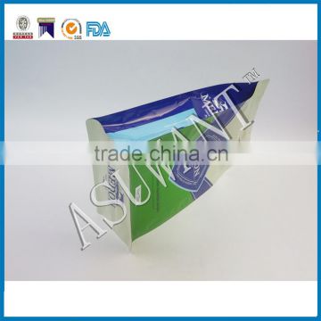 printing material flour side gusset bag clear