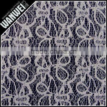 light double color random mash lace organdy fabric 65%cotton 35%polyester materials for fashion clothing