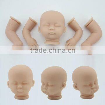 16 inch reborn child doll kit soft silicone vinyl model kits sleeping unpainted complete reborn doll kits