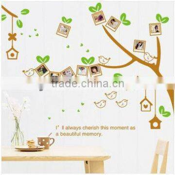 Photo frame wall sticker with removable adhesive