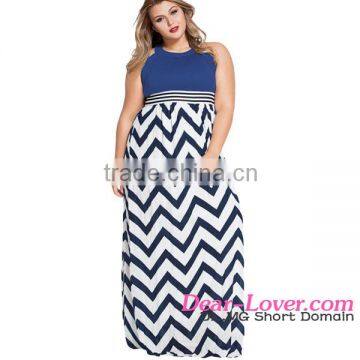 wholesale summer casual sleeveless one piece women maxi dress