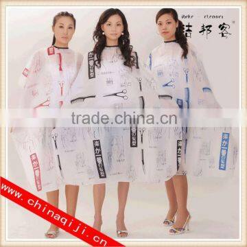 wholesale hairdresscape adult pvc rain cape