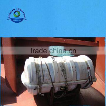 Canister or valise packing life raft stainless steel lashing system