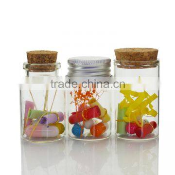 Cork Stoppers Wishing Glass Bottles For Gift,Driftting Bottles With Best Wishes