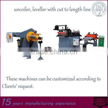 uncoiler, leveller with cut to length line-YOUYI Hardware Machinery