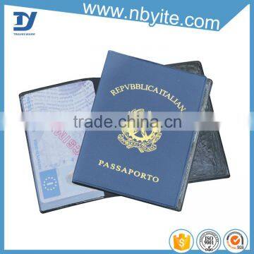 Custom personalized clear silicone rfid passport holder