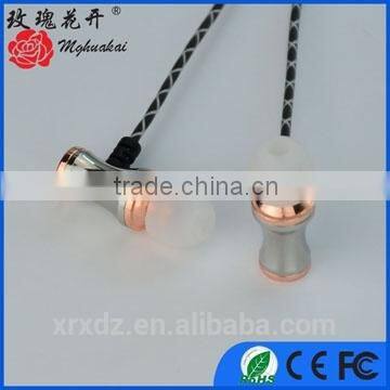 Stylish Snakeskin Cable Stainless Steel Earbuds Earphones photo-2