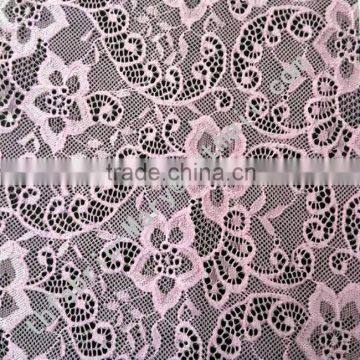 TH-8817 whosale price for stock Jacquard strech nylon lace fabric