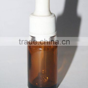 10ml Empty Amber Glass Bottle With Tamper Evident Glass Dropper