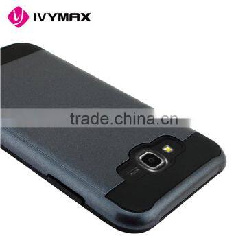China Supplier Top Seller Hybrid Brushed Metallic Protector Phone Cover for Samsung Galaxy J7/J700 (2015) photo-6