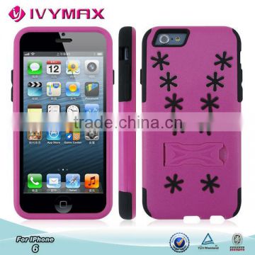 New!China market snowflake phone cover for iphone 6