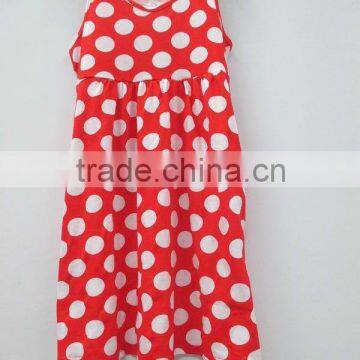 Girl's Dotted Knit Dress Stocks photo-4