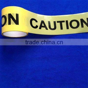 Hot Sales strong adheisve PE caution tape for road marking manufacturer in China(KNY)