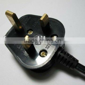 Hot sell ac power 3-prong cable adapter cord