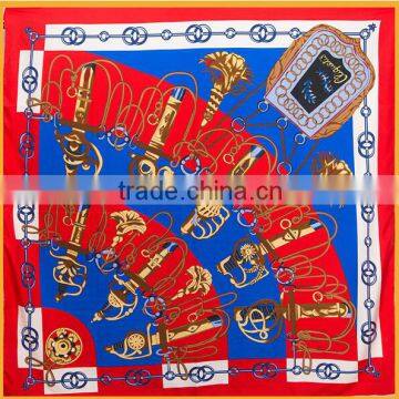 140*140cm Saber Dance Pattern Silk Scarf/scaves/stole/shawl photo-5