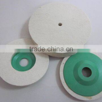 high density wool felt wheel for marble