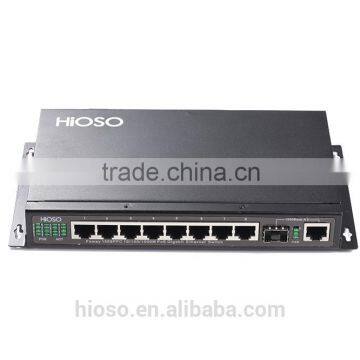 IEEE802.3af/at DC48V Managed Gigabit 1000Mbps 8 Port PoE Switch                        
                                                Quality Choice