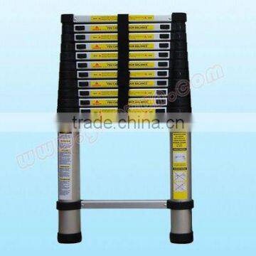 telescopic aluminium ladder 13 steps 3.8m