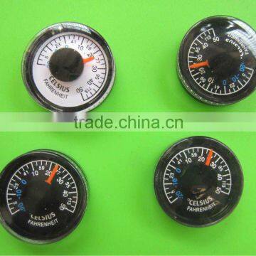 Plastic Mini Thermometer round thermometer