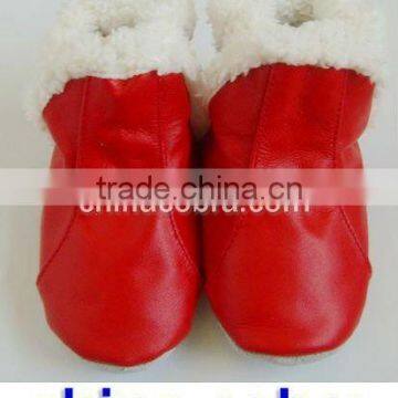 Soft Sole Leather Baby Boots for Winter