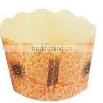 Greaseproof recycled baking paper muffin cup cake cases