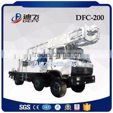 DFC-200 truck mounted underground water well drilling machine