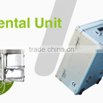 Dental supply portable mobile suction unit