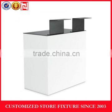 2015 morden cash wrap counter displays stand for shop