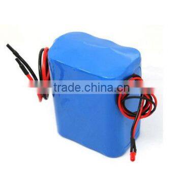 Rechargeable lithium battery pack 18650 li-ion battery cells 7.4v 6600mah 2S3P 6 cells