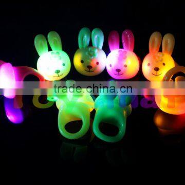 rubber flashing rings flashing led ring for rabbit