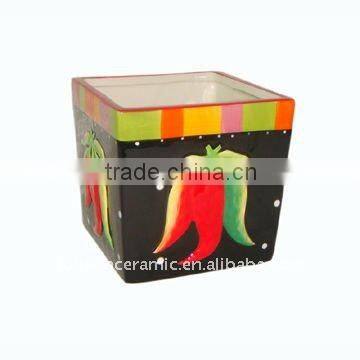 Hand-painted Ceramic Flower Pot