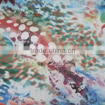 fauna patterns 100% polyester digital print fabric for ladies dress