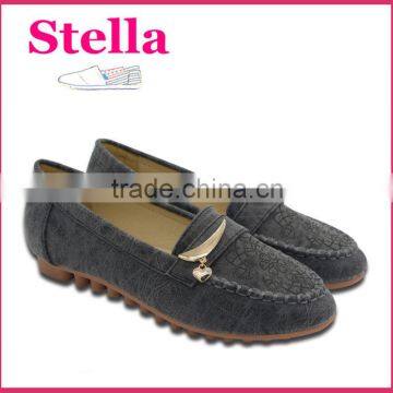 wholesale handmade doug leather women moccasin shoes